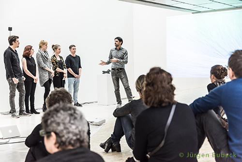 Ausstellung „mehrdimensional – Städtische Galerie Ostfildern“ Veranstaltungsteil „digital_mehrdimensional“ mit Studenten der Hochschule der Medien Stuttgart